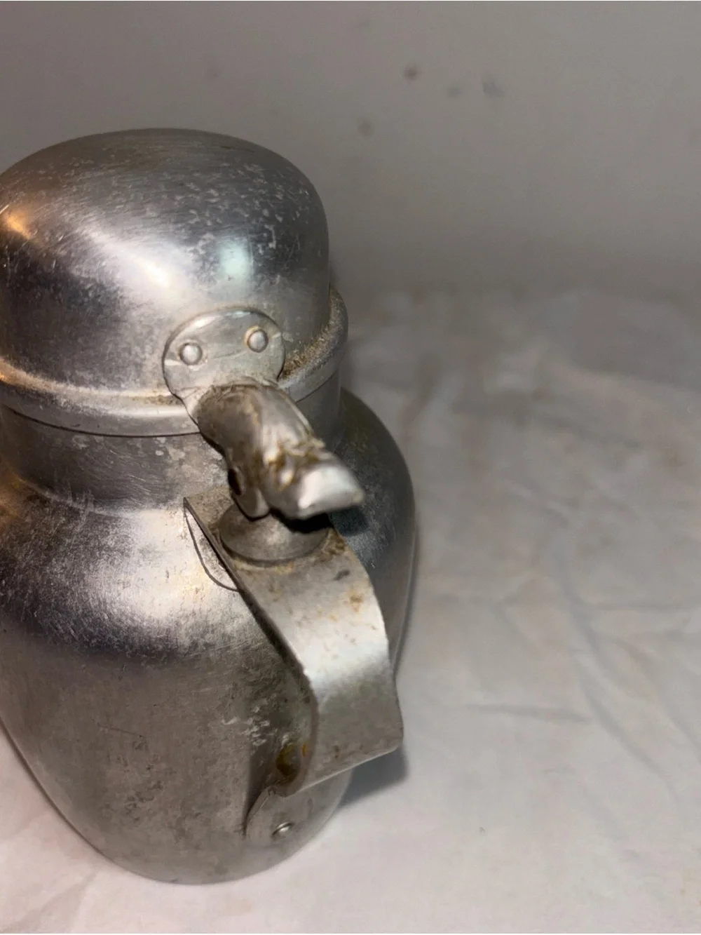 Vintage Pewter Cocktail Shaker - Silver Finish